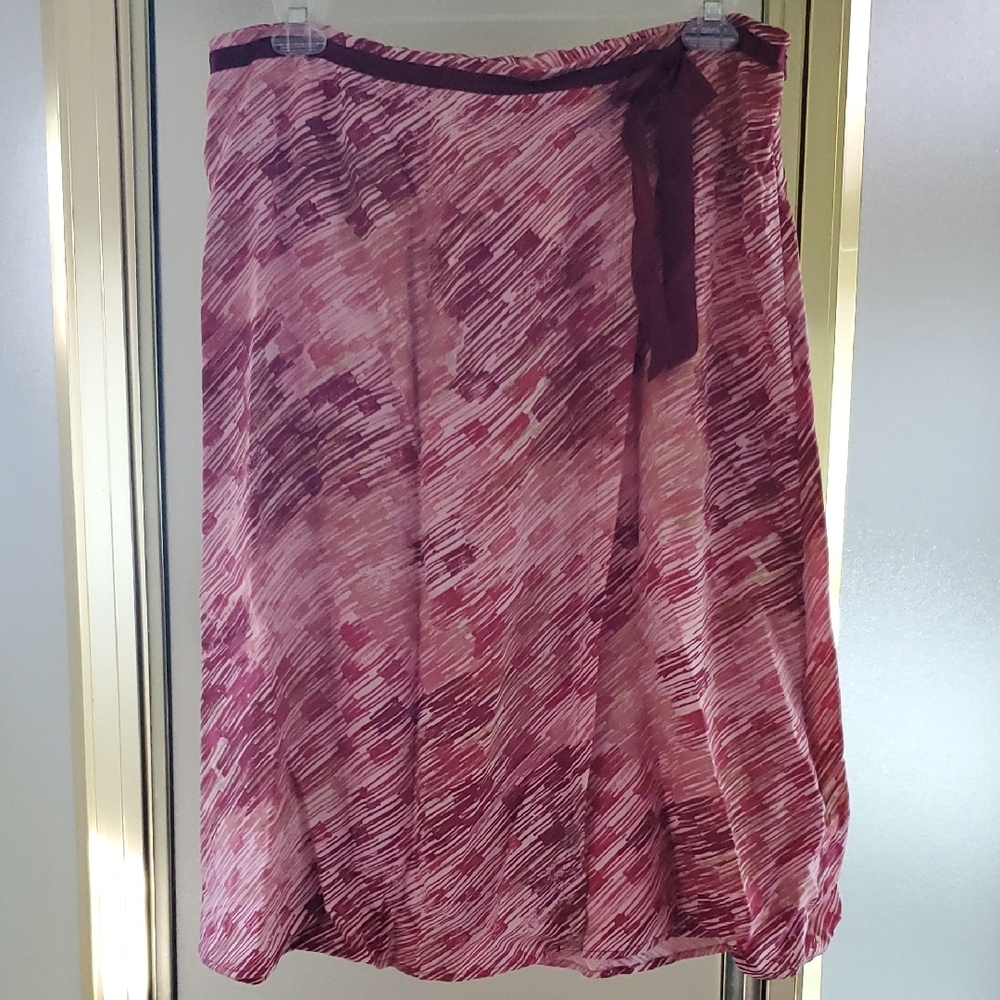 J. Jill Pink Knee-length Bubble Skirt